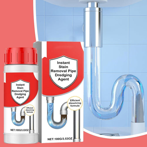 Instant Stain Removal Pipe Dredge Agent 100gm (Pack of 1)